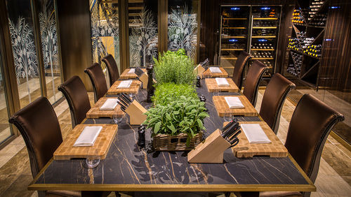 The private dining room on La Venezia. The private dining room on La Venezia.