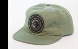 It is not surprising that a waterproof cap that floats comes from a company named Everyday California. Also not surprising, the baseball-type cap made with an aviator-grade satin fabric is just the thing for outdoor adventurers.