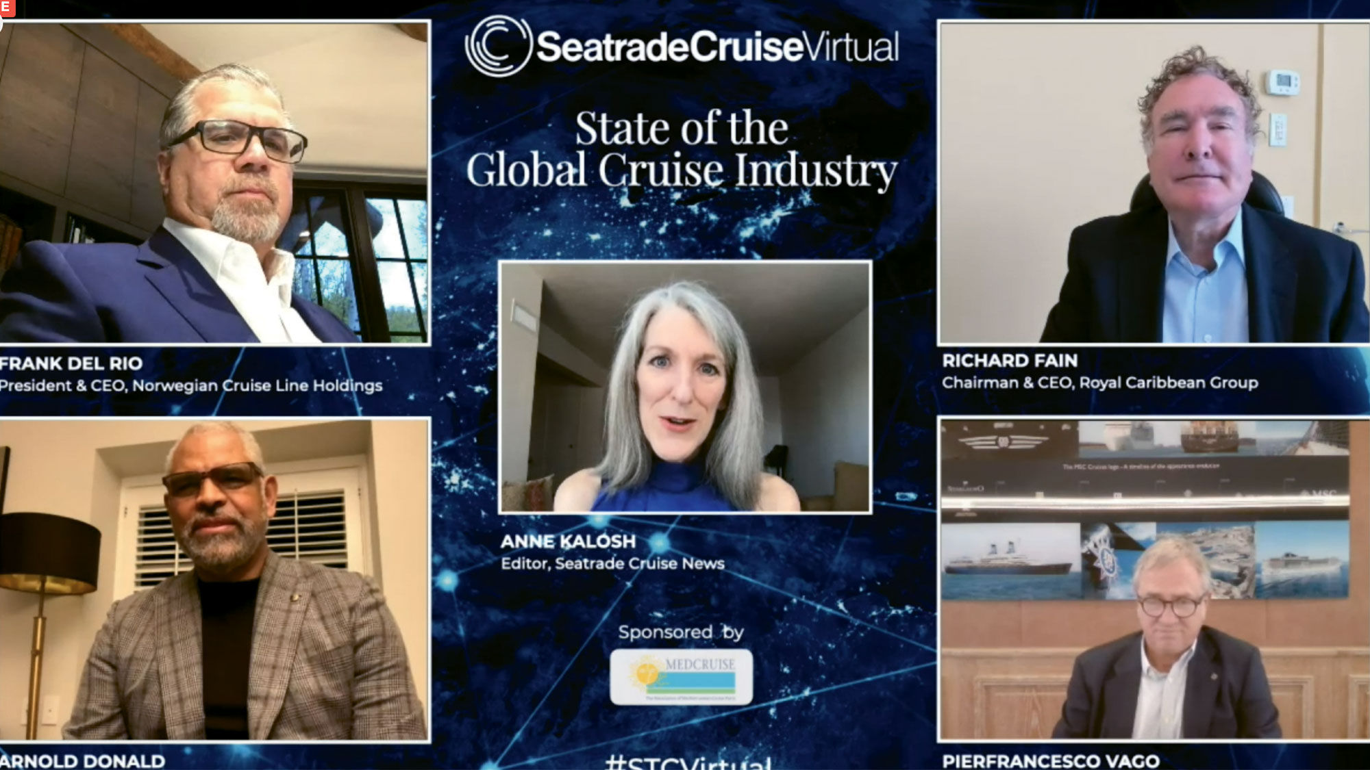 Cruise line executives discussed a return to U.S. sailing at the virtual Seatrade Cruise conference on Tuesday.