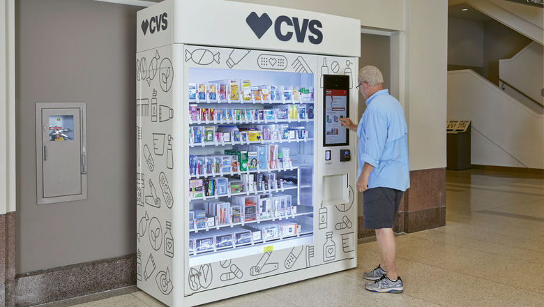 A CVS-branded vending machine from Swyft.