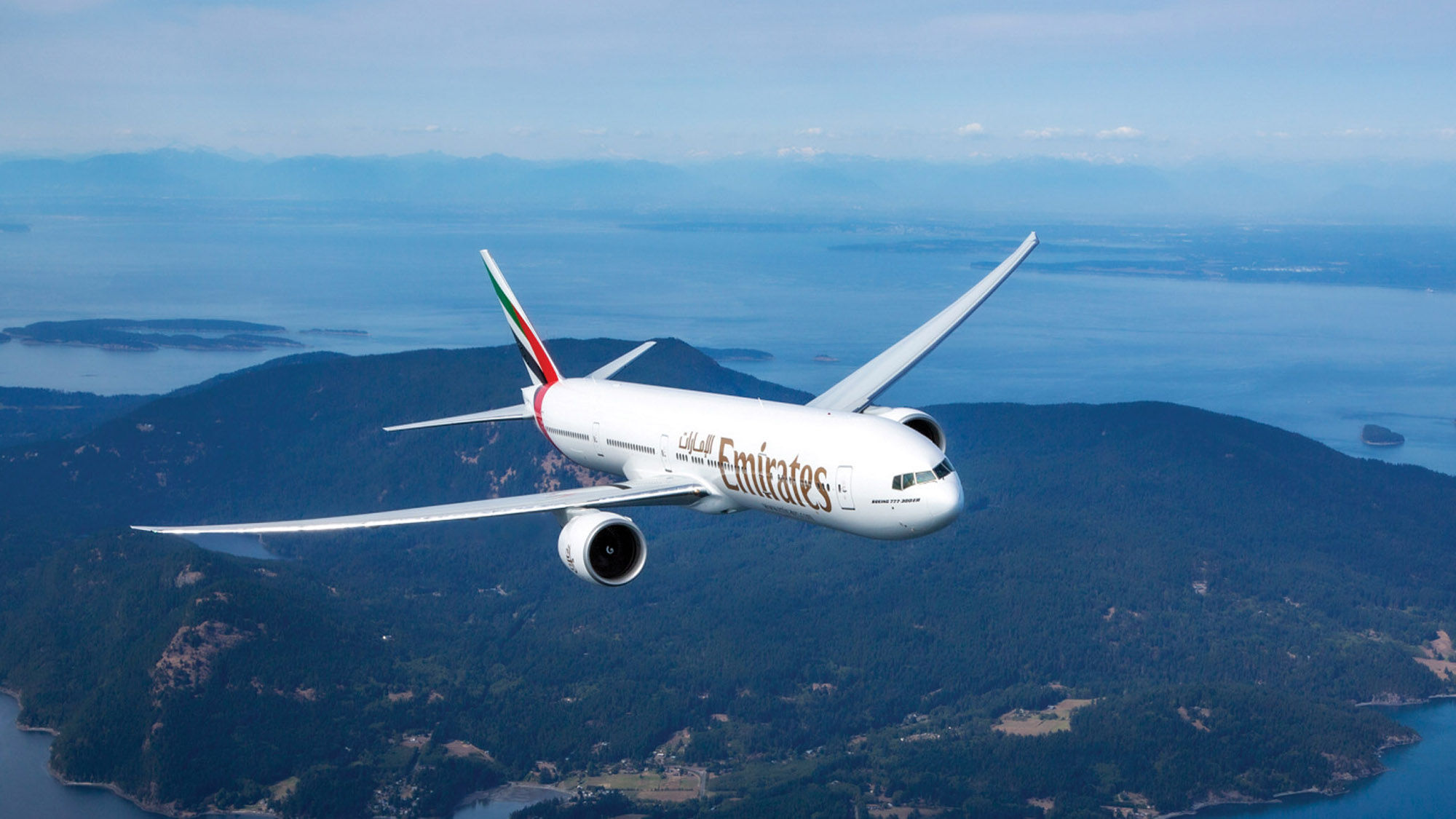 The head of North American sales for Emirates says the airline will restore U.S. service as soon as feasible.