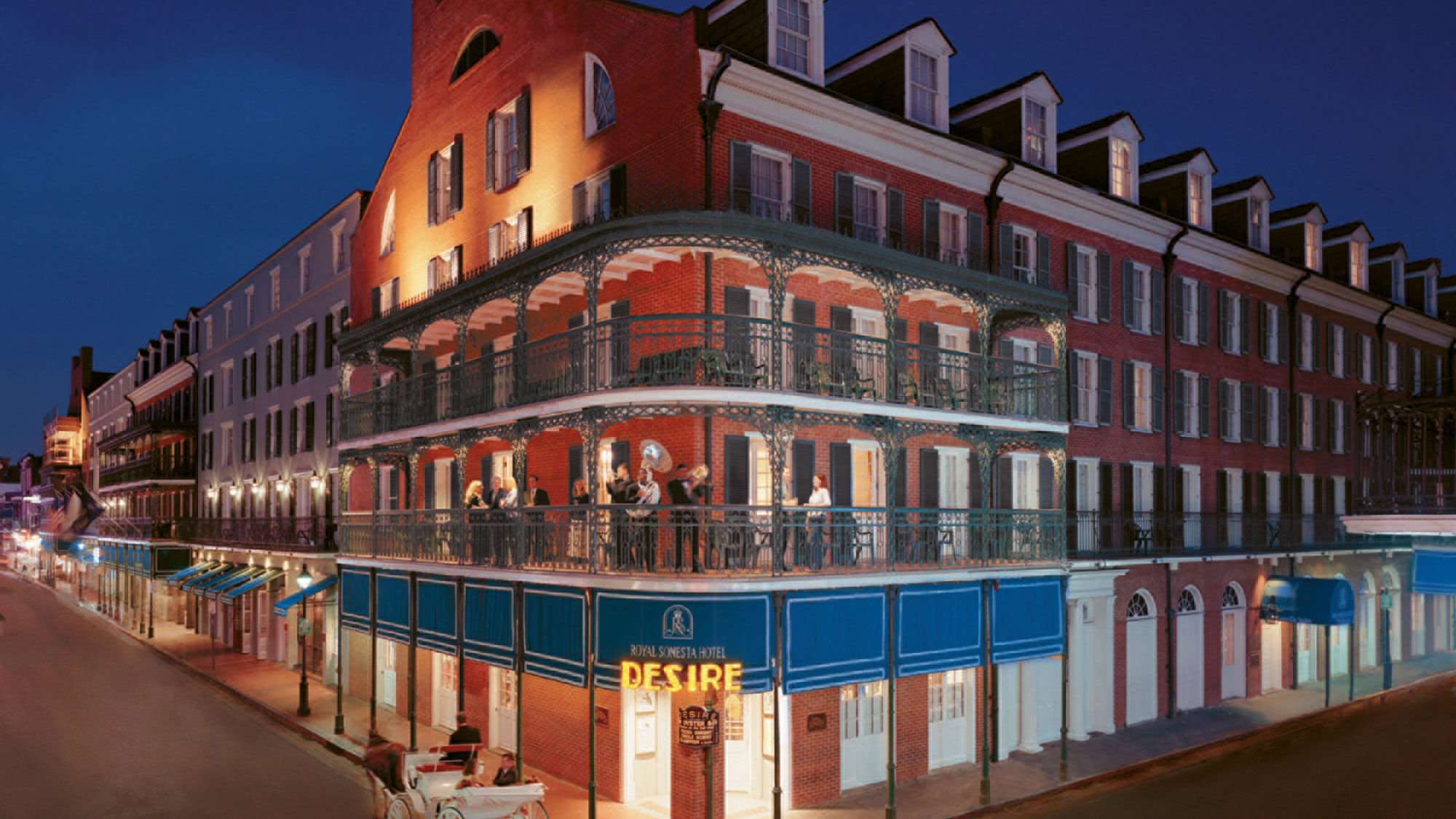 The Royal Sonesta New Orleans is part of one of Sonesta’s full-service brands. As part of its scale-up strategy and to help assimilate former IHG and Marriott properties, Sonesta has added a midscale, extended-stay brand and an upscale, select-service concept.
