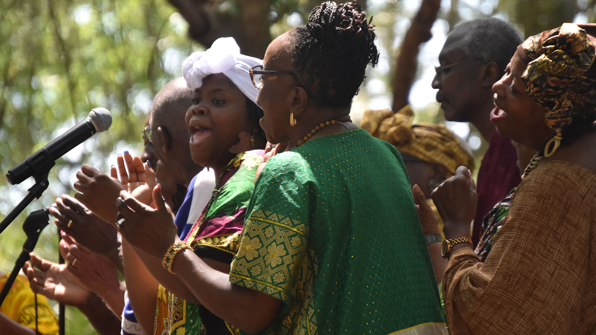 A concert of traditional Gullah Geechee spiritual music was held at the Historic Mitchelville Freedom Park on Hilton Head Island, S.C., during the 2019 Juneteenth Festival."