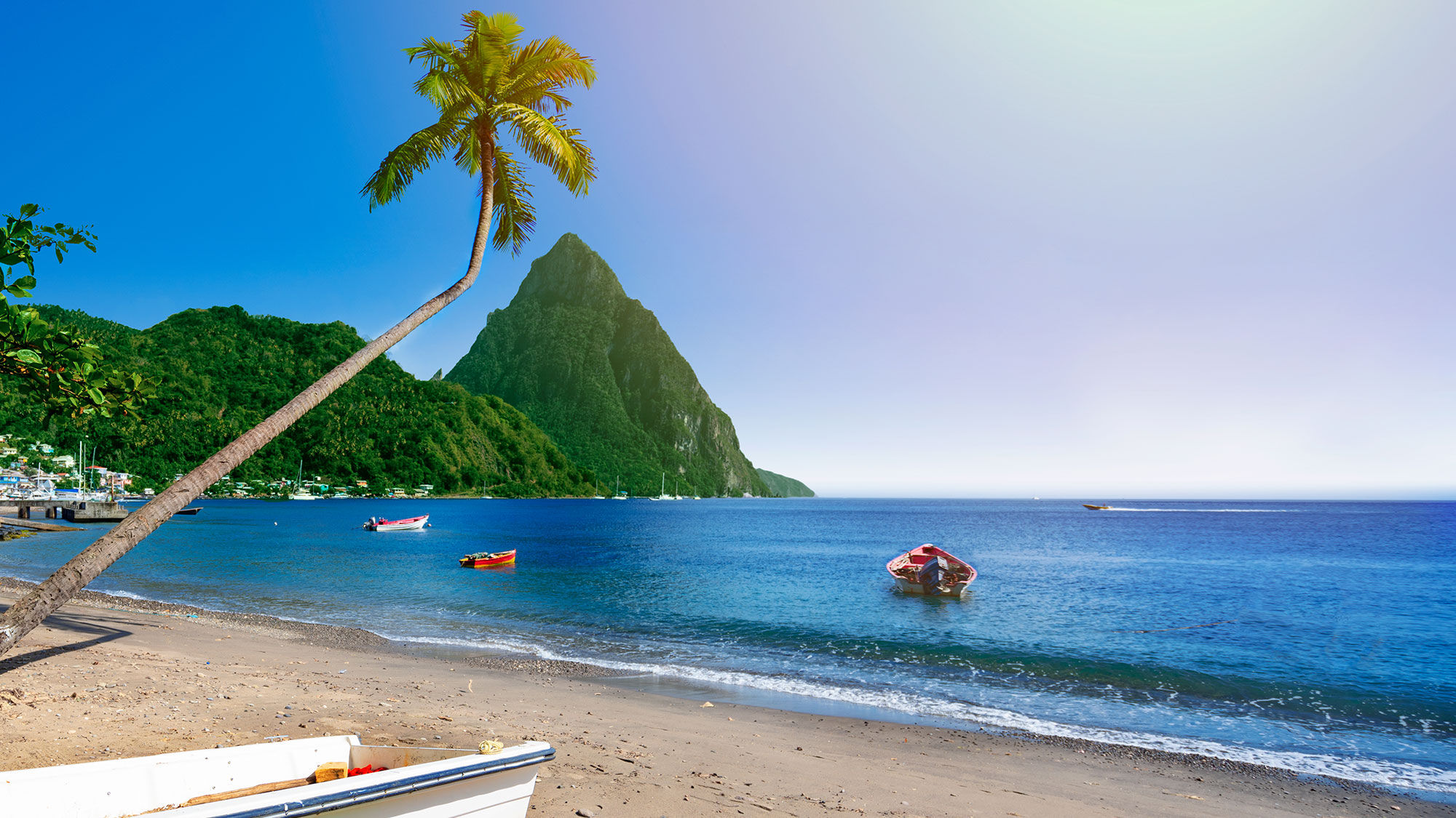 St. Lucia's signature Pitons are a top attraction for island visitors.