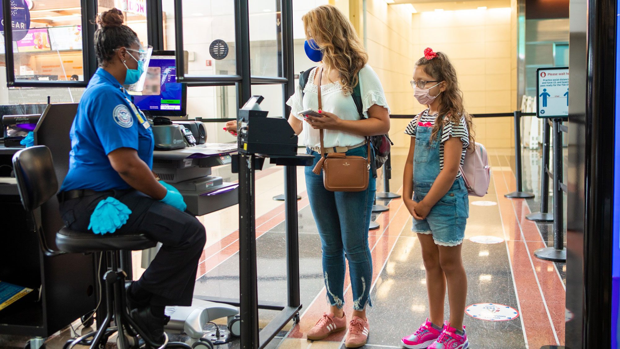 The TSA said more than 1 million people passed through its checkpoints on Oct. 18, the first time that had happened since March 17.