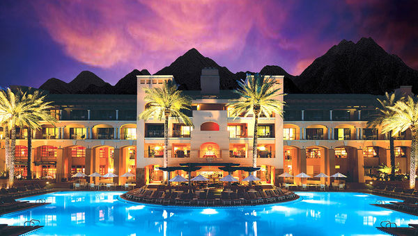The Fairmont Scottsdale Princess offers six unique swimming pools, including one with its own white-sand beach.