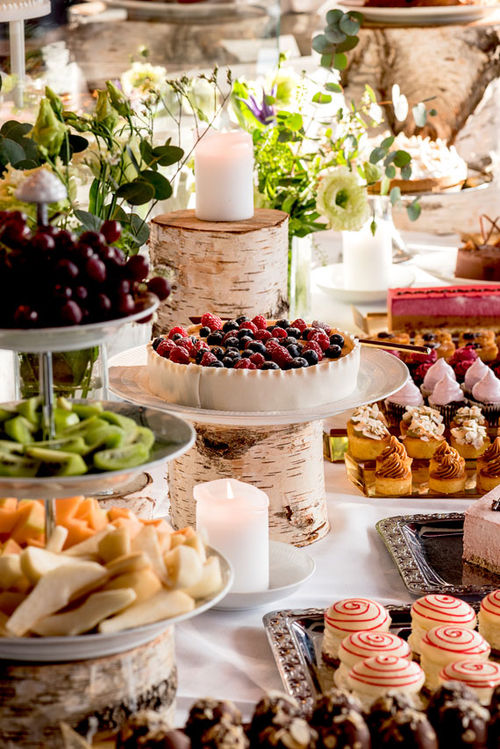The spread at the Cakenhagen pastry shop at the Nimb Hotel.