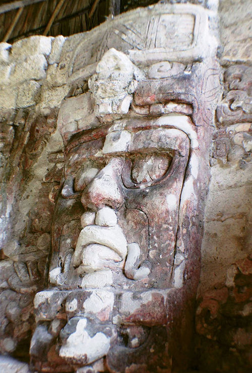 The archaeological site of Kohunlich in southern Quintana Roo is shrouded in jungle and known for its striking Temple of the Masks.