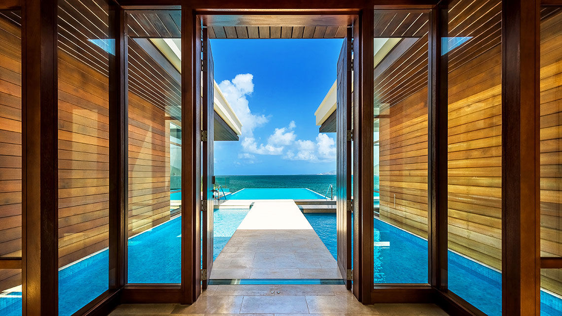 The Park Hyatt in St. Kitts.