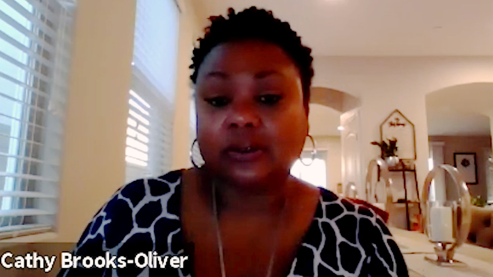Cathy Brooks-Oliver, owner of CBO Custom Travel in Scottsdale, Ariz., speaks at Global Travel Collection's Elevate the Journey virtual conference.