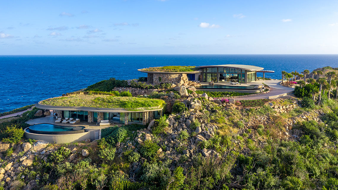 Oil Nut Bay on Virgin Gorda overlooks North Sound.