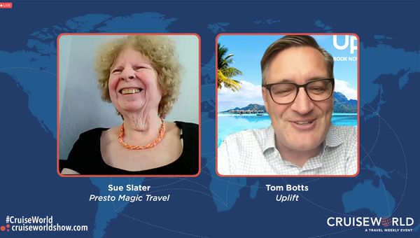 Sue Slater, owner of Presto Magic Travel in St. Louis, Mo., was a winner in the Uplifting Travel Advisor of the Year contest. Sue Slater, owner of Presto Magic Travel in St. Louis, Mo., was a winner in the Uplifting Travel Advisor of the Year contest.