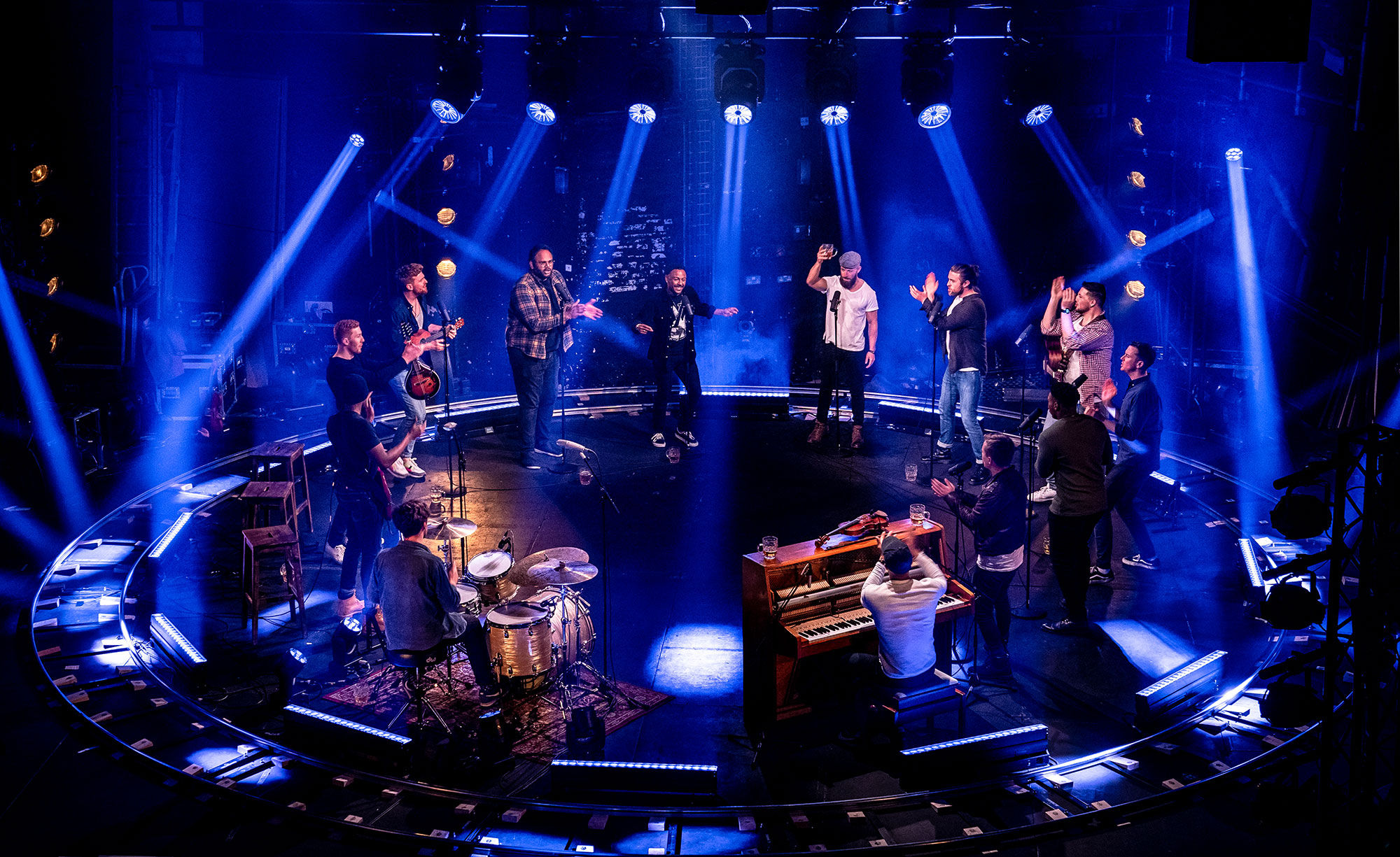 Norwegian Cruise Line's Embark docuseries kicks off with a performance of "The Choir of Man" at London’s West End Garrick Theatre, which brings the show's cast together for the first time in many months.