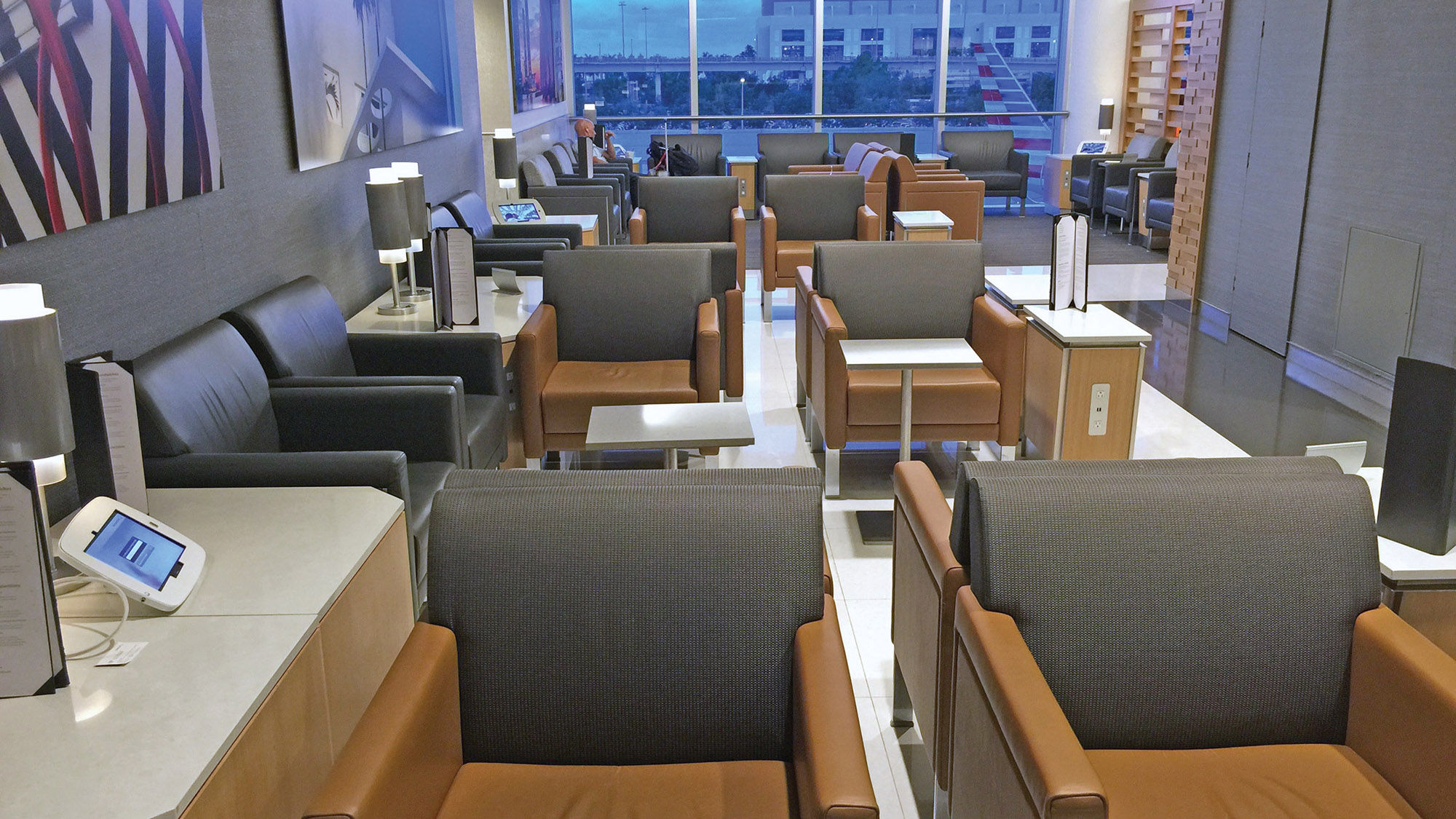 The Admirals Club in Miami. American is giving one-day passes to its clubs as part of a December promotion.