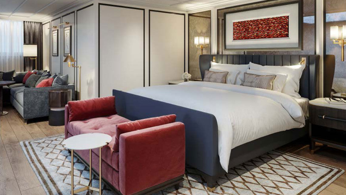 The Earnest Penthouse Suite at the Mayfair Townhouse in London.