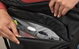 A unique and eminently useful feature of the Peak Design Everyday tote is that it comes with dual-sided access with weather-proof zips that enable you to access the bag's contents without having to remove it from your shoulders.
