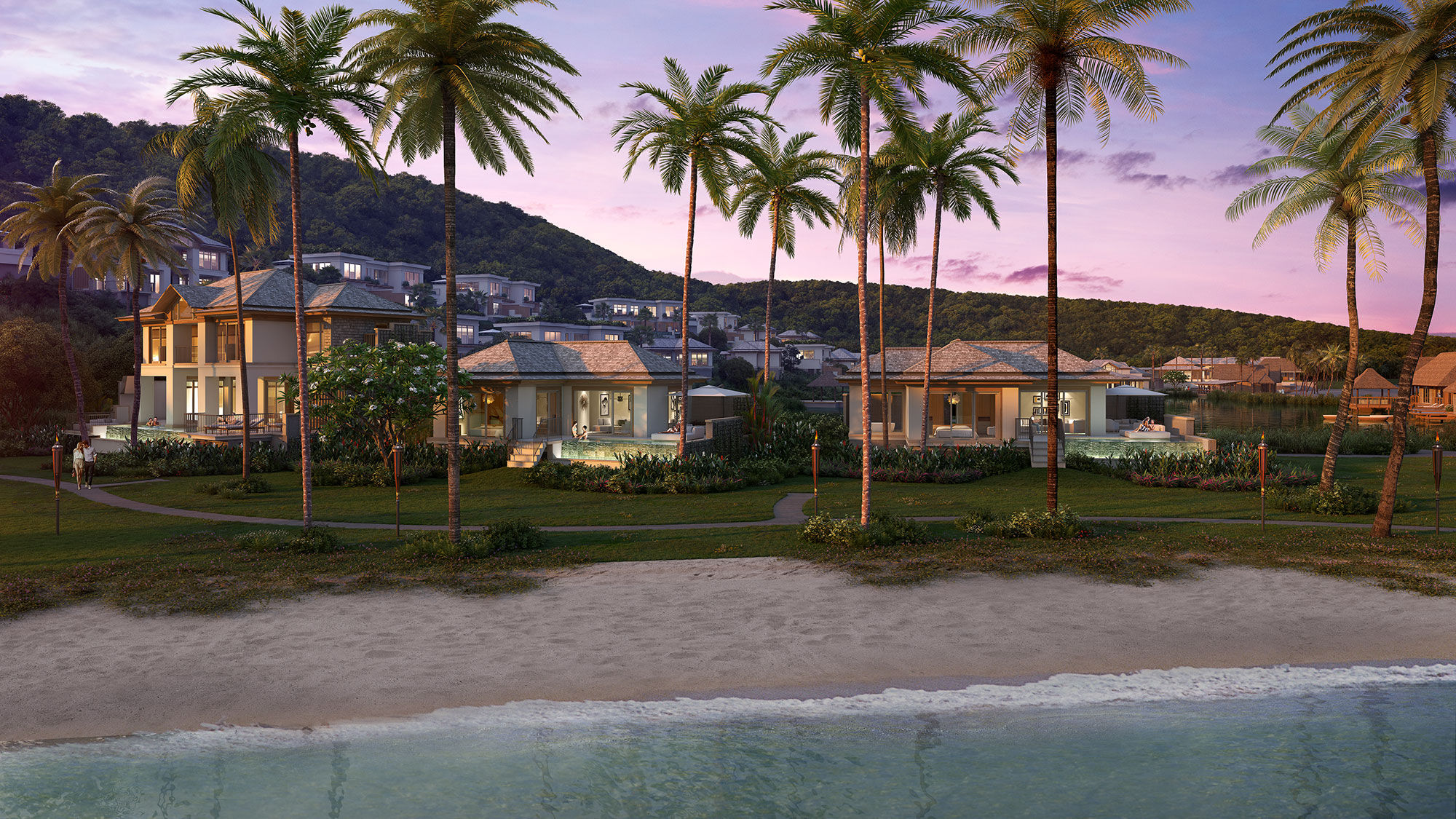 A rendering of the the Six Senses La Sagesse Grenada.