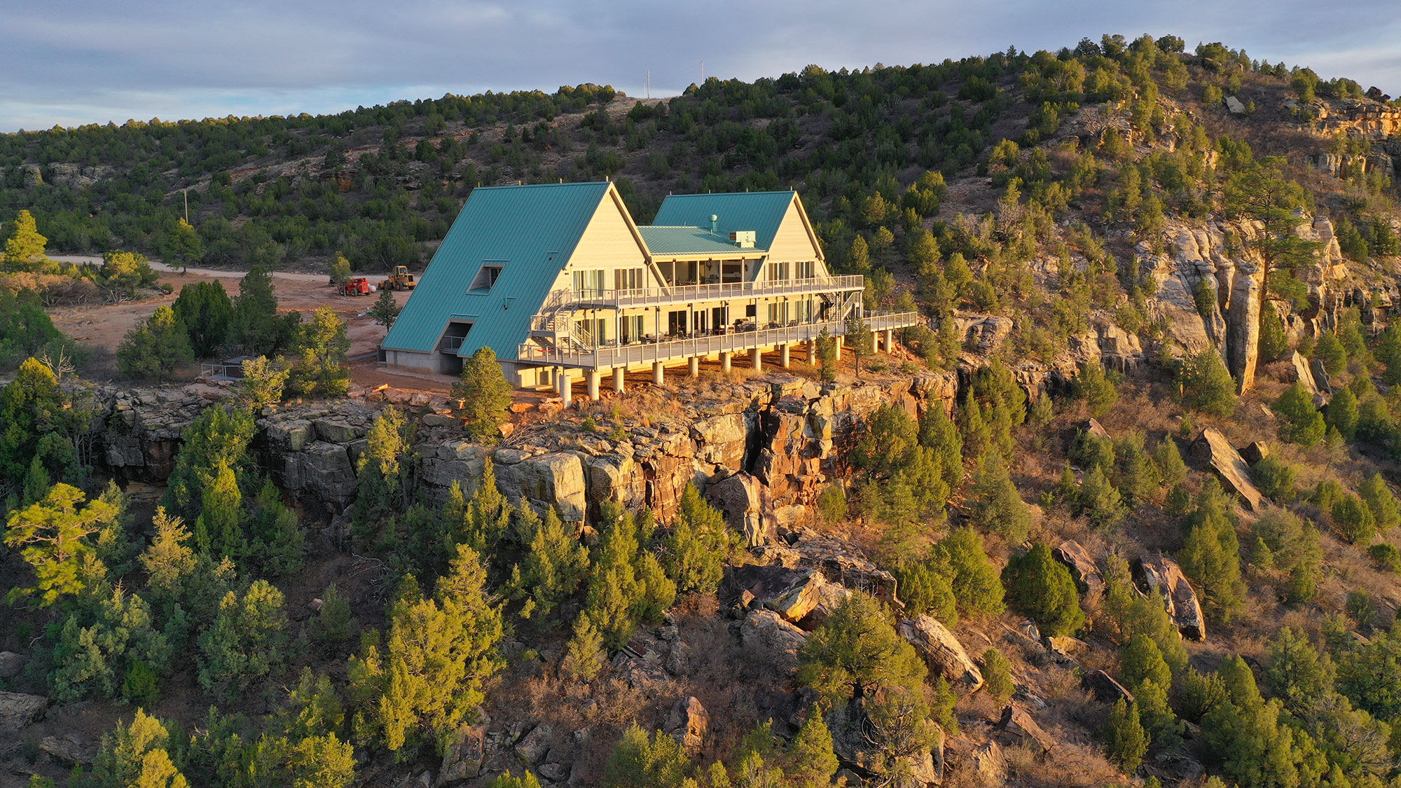 The new eight-suite lodge at Canyon Madness Ranch, set to open in northeast New Mexico this spring.