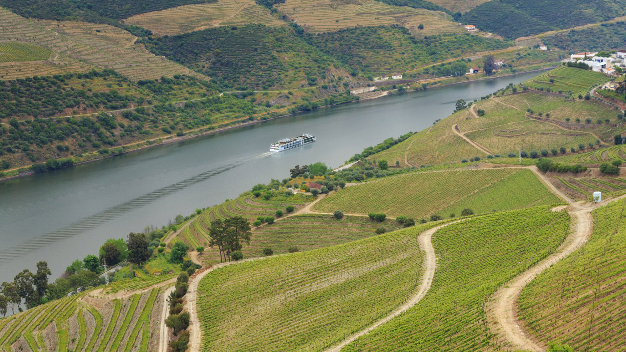 A Viking river ship in Portugal. The line plans to launch select itineraries in Europe this summer.
