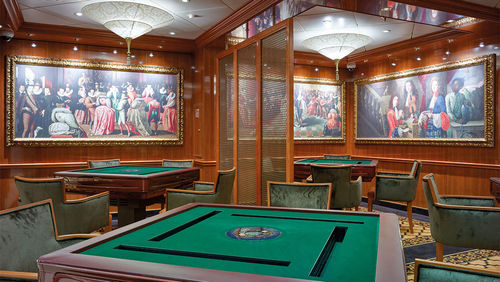 The card room on the Costa Firenze. The card room on the Costa Firenze.