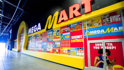 The Omega Mart concept created by arts and entertainment company Meow Wolf, which is planned in 2021 for Area15, just off the Strip.