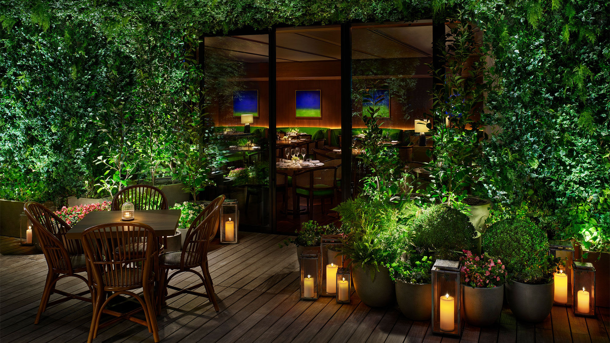 An outdoor venue at the Tokyo Edition Toranomon hotel, which will be joined by the 78-room Tokyo Edition Ginza this fall.
