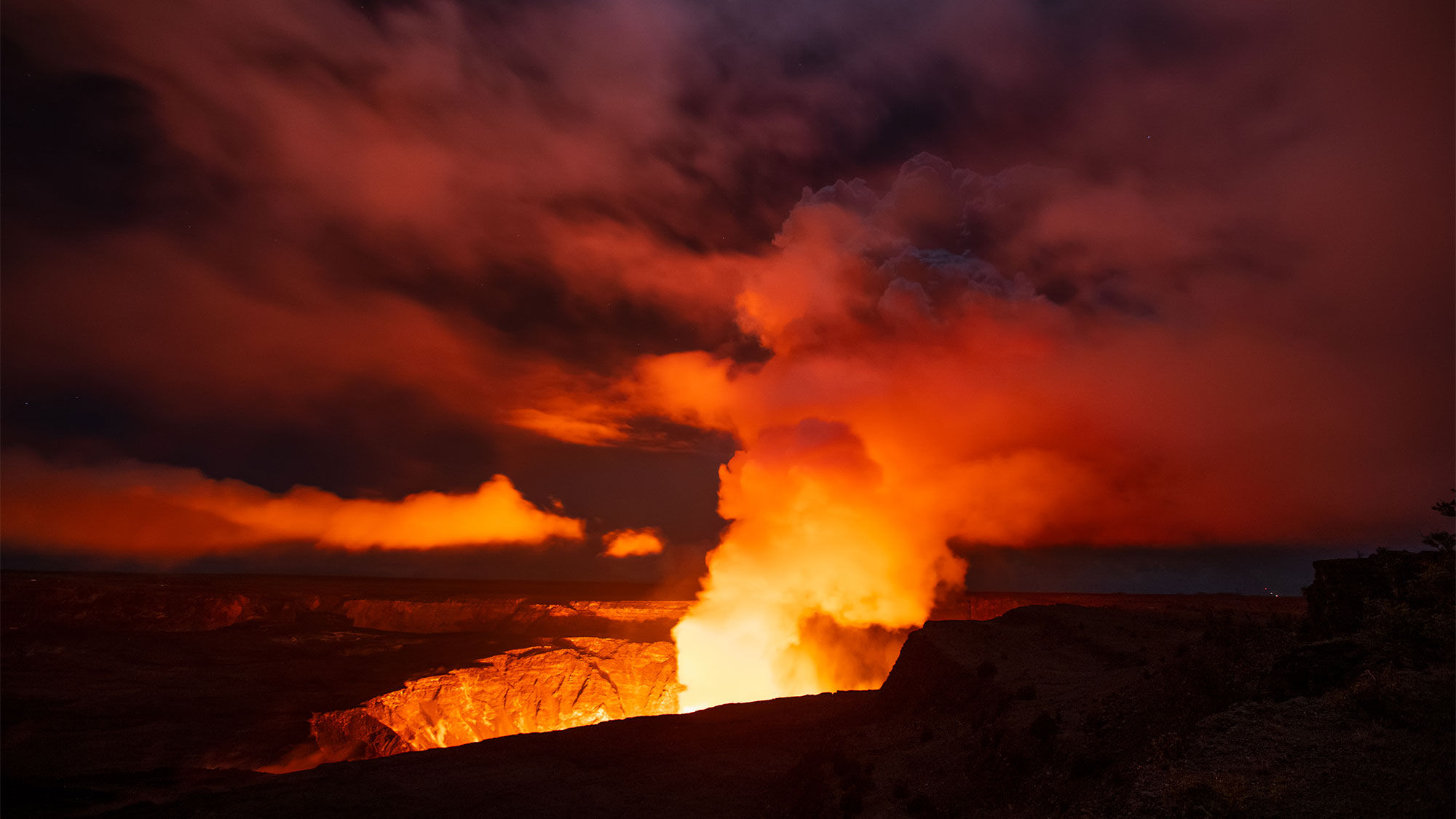 Kilauea volcano in Hawaii Volcanoes National Park erupted on Dec. 20, drawing increased visitation and spurring more helicopter tours.
