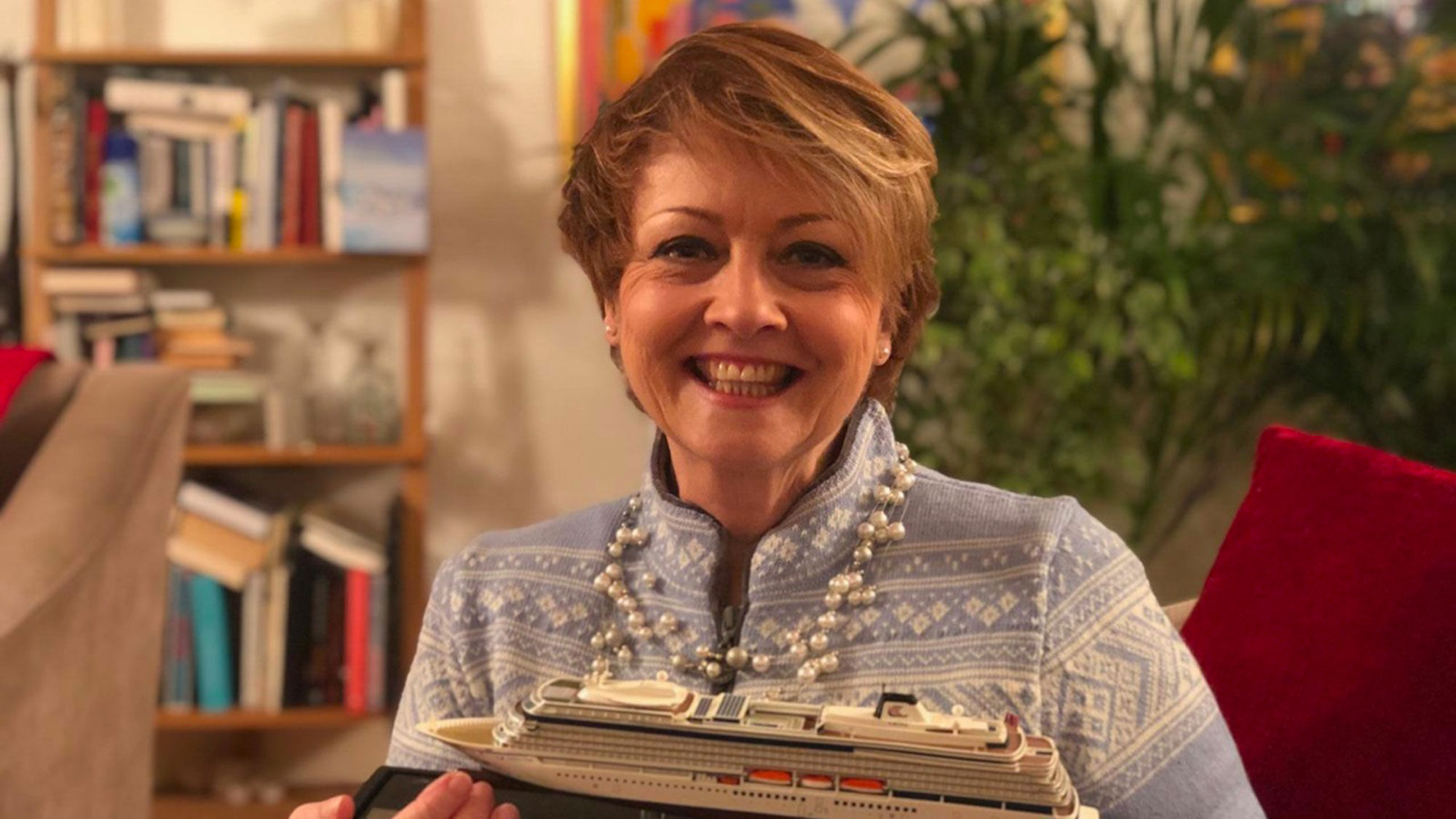 British journalist and broadcaster Anne Diamond will be the godmother of Viking’s seventh ocean ship, the Viking Venus.