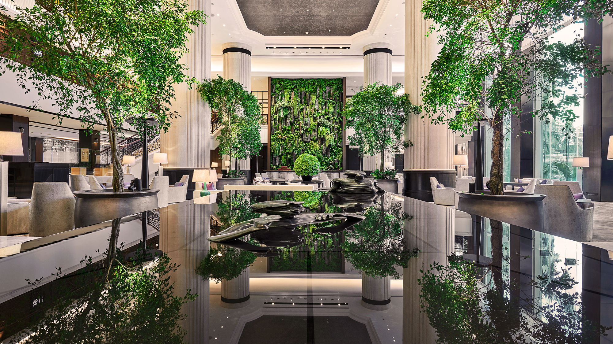 The Shangri-La Hotel Singapore is one of four properties in the city where guests are being offered the complimentary health insurance.
