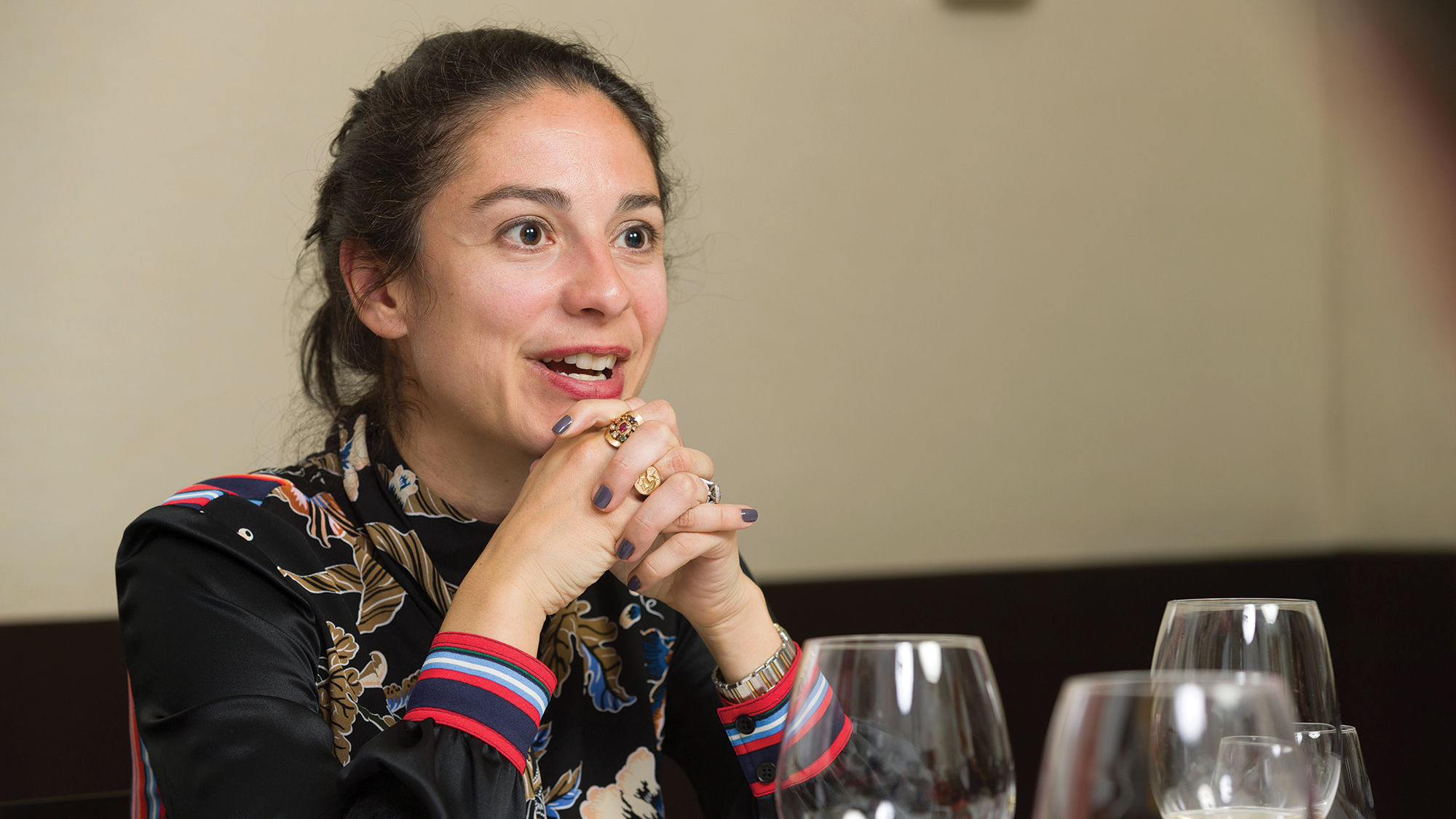 Travel + Leisure editor in chief Jacqueline Gifford at Travel Weekly's annual Travel Editors Roundtable in 2019. T&L is being acquired by Wyndham Destinations, but staffers will remain employees of the publishing company Meredith Corp. "It will be business as usual," she said.