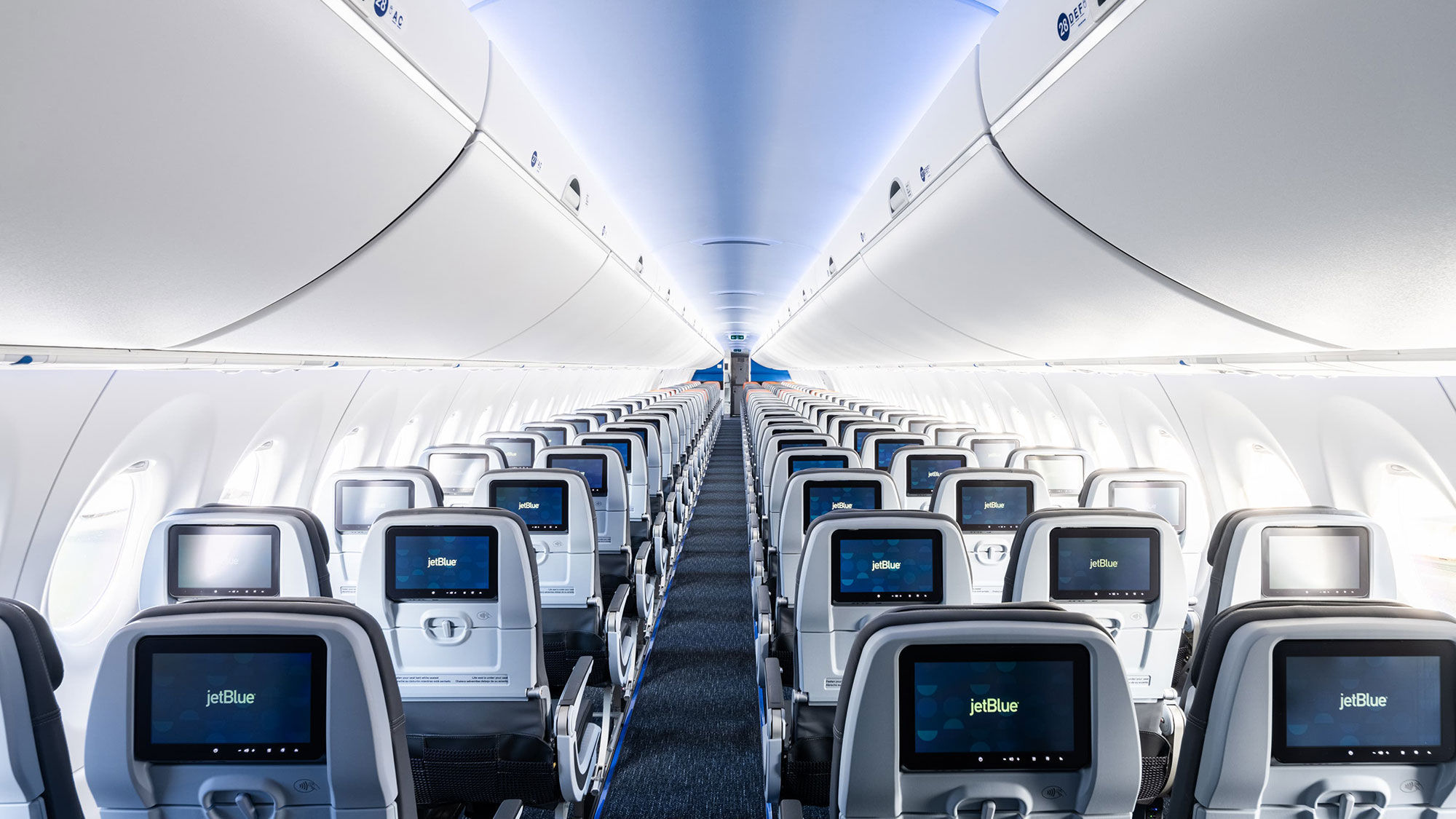 A first look at JetBlue s roomier new planes Travel Weekly