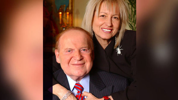 Sheldon Adelson and his wife, Miriam. Sheldon Adelson was founder, chairman and CEO of Las Vegas Sands. Sheldon Adelson and his wife, Miriam. Sheldon Adelson was founder, chairman and CEO of Las Vegas Sands.
