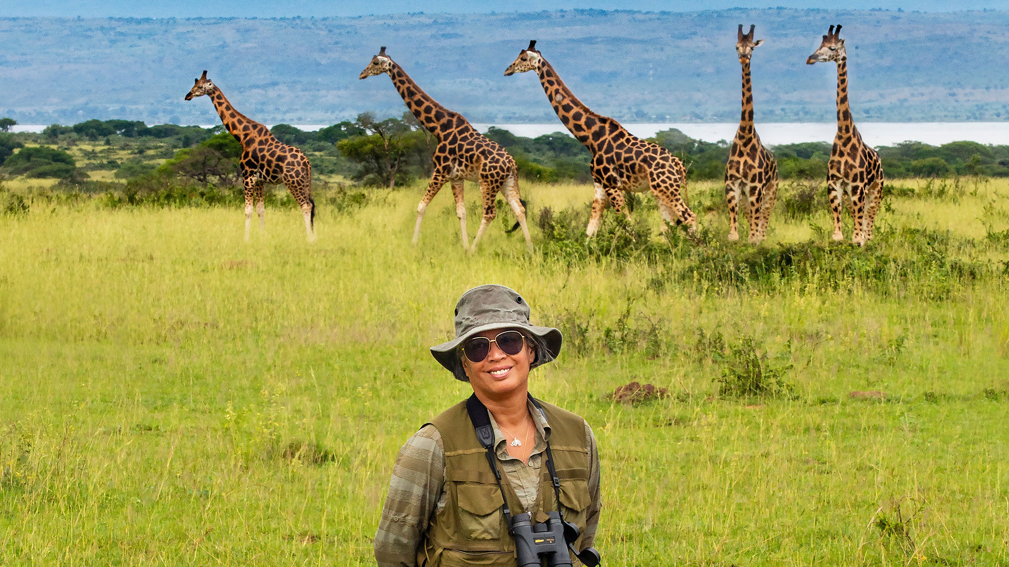 Tesa Totengco at Murchison Falls, Uganda, in November.