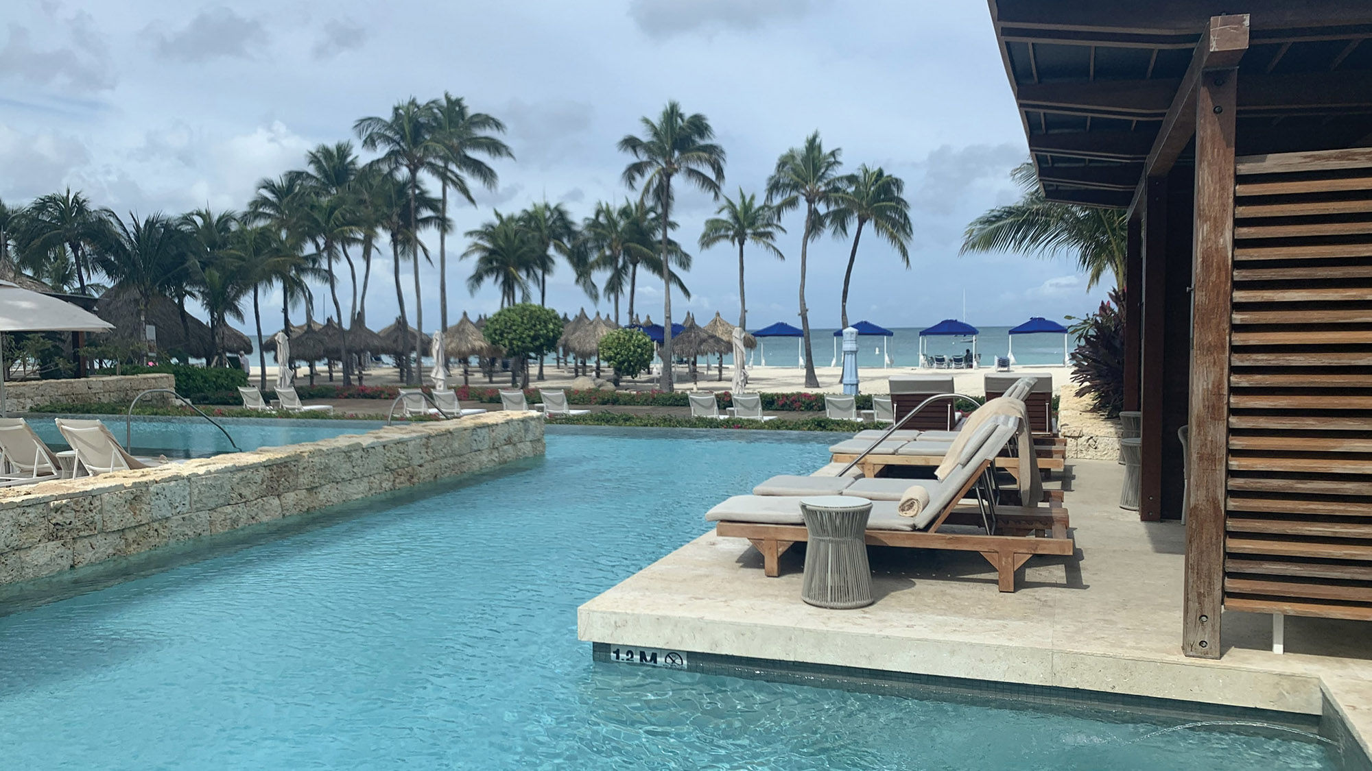 The Hyatt Regency Resort, Spa & Casino's new Trankilo pool features 10 private cabanas.