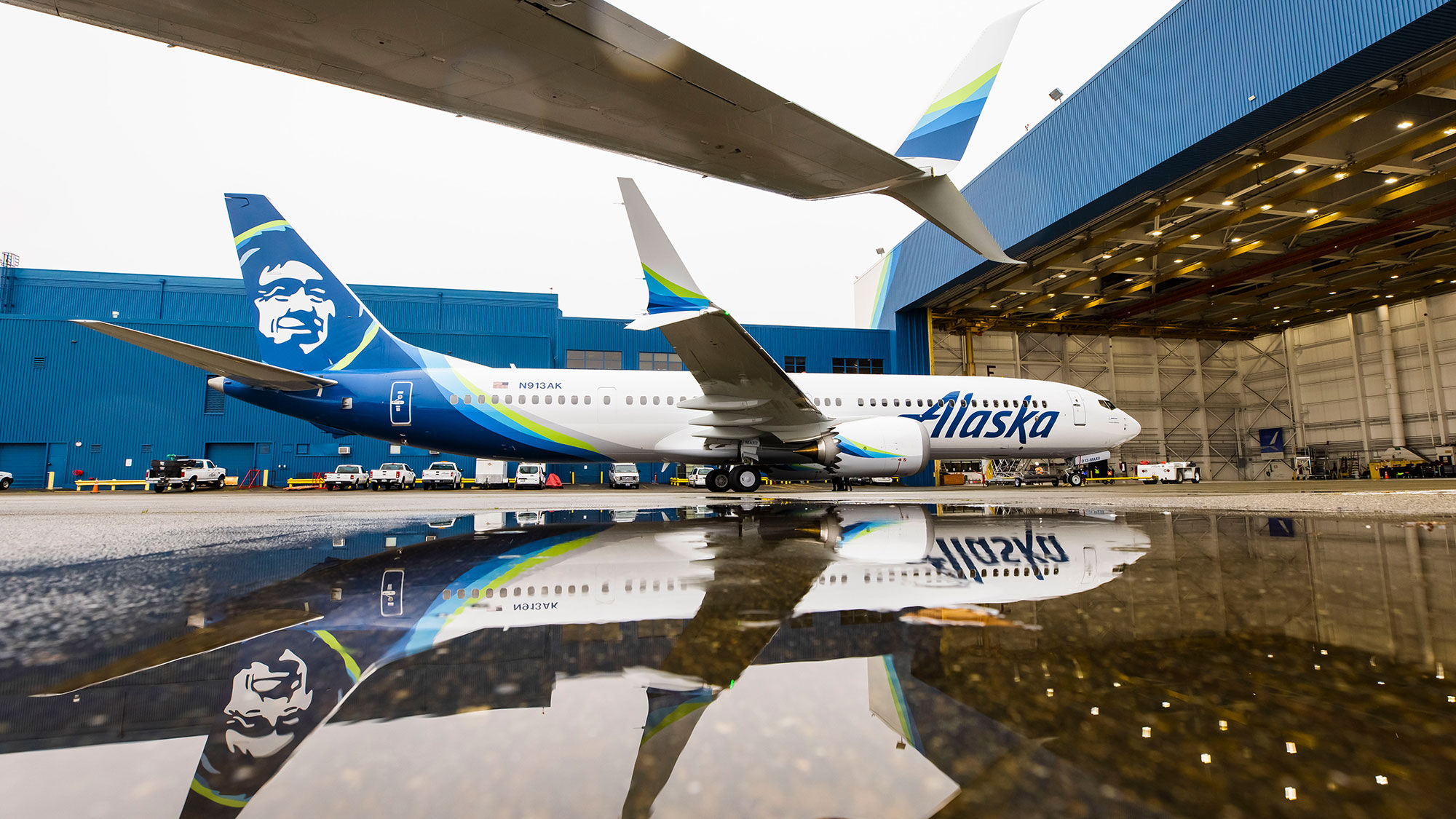 Alaska Airlines has taken delivery of its first Boeing 737 Max.