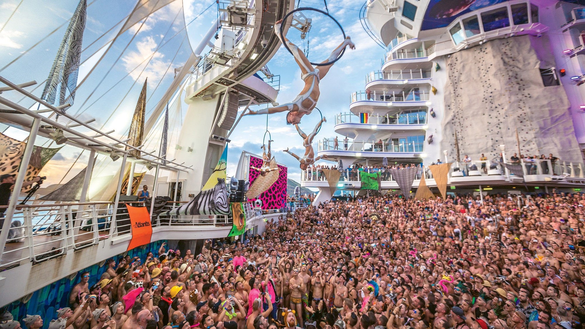A scene from an Atlantis Events cruise.