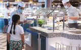 The buffet on a Quantum of the Seas cruise.