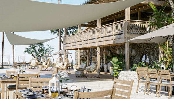 Long Bay Resort on Tortola, which reopens this month, will offer dining in its 1748 restaurant.