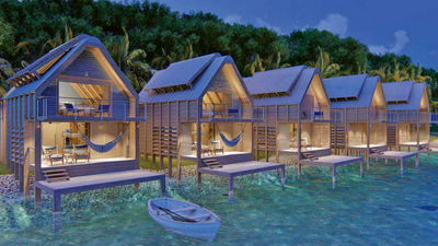 A rendering of the new over-the-water Marina Lofts at Bitter End Yacht Club in the British Virgin Islands.
