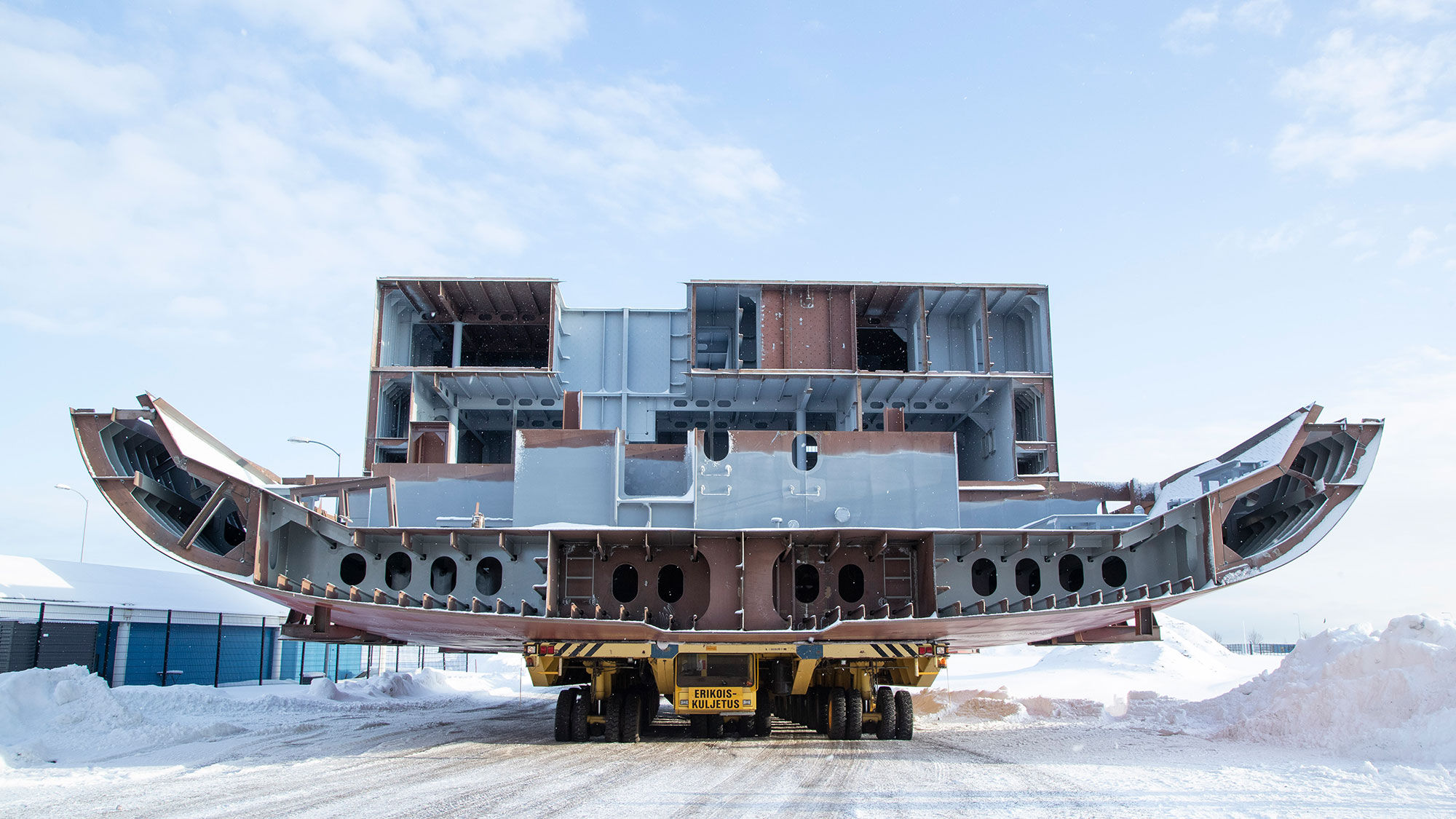 A steel block will be part of Swan Hellenic's second expedition ship, the Vega.