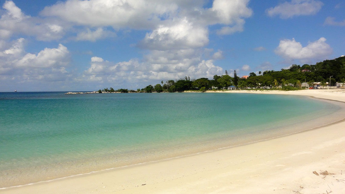 The beachfront at Montego Bay's newest attraction, Harmony Beach Park.