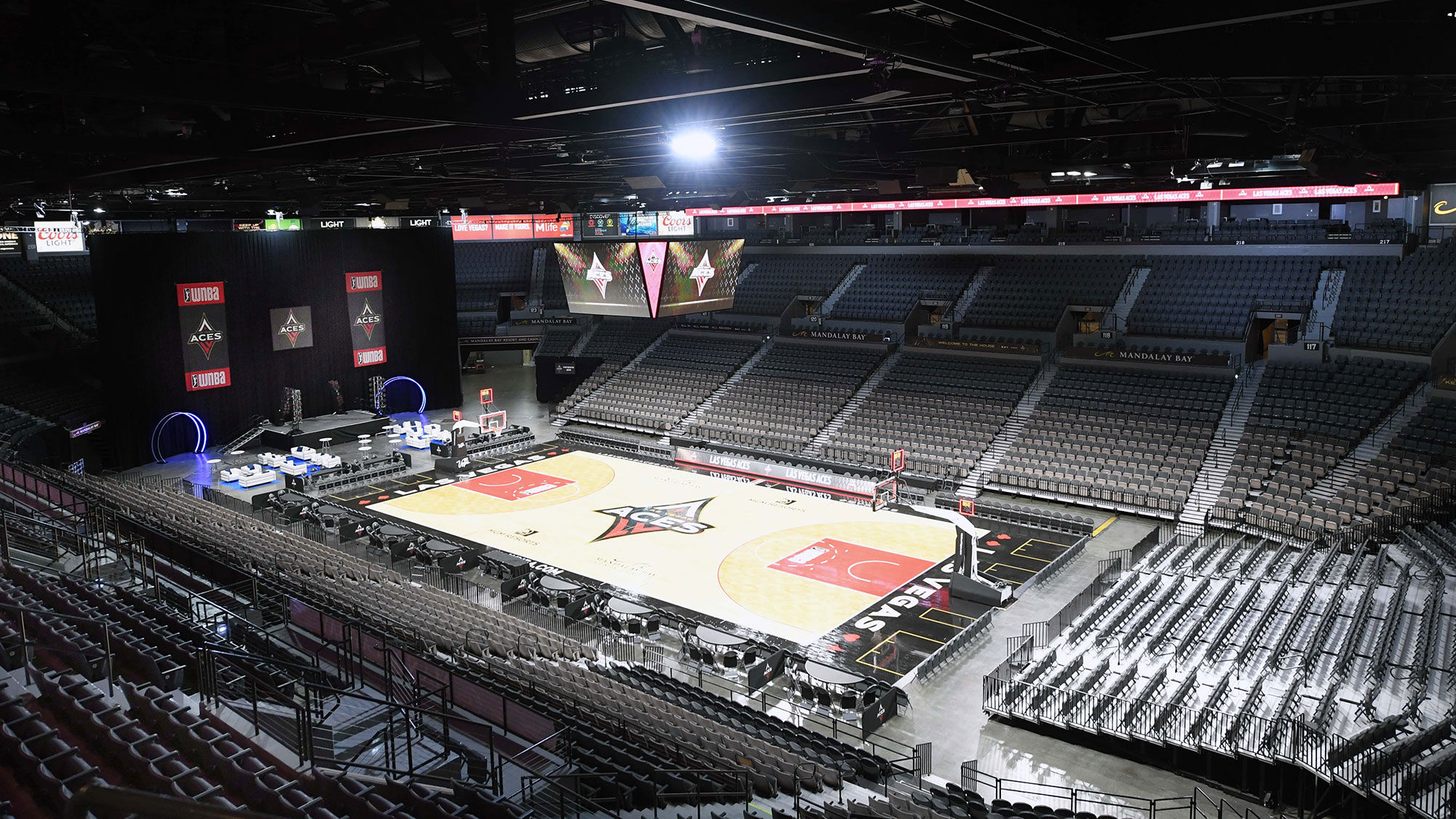 Among other things, the Michelob Ultra Arena is home to the WNBA's Las Vegas Aces.