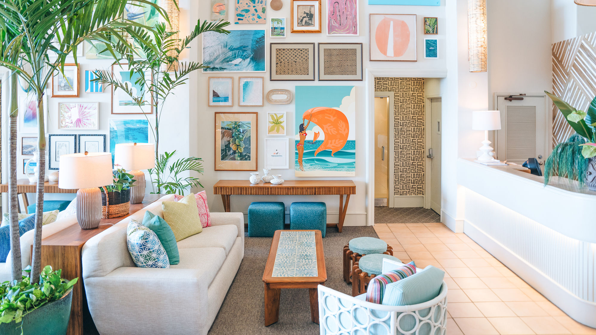 Waikiki's Kaimana Beach Hotel reopened in December with a new, local management team and a refresh of the public spaces and restaurant.