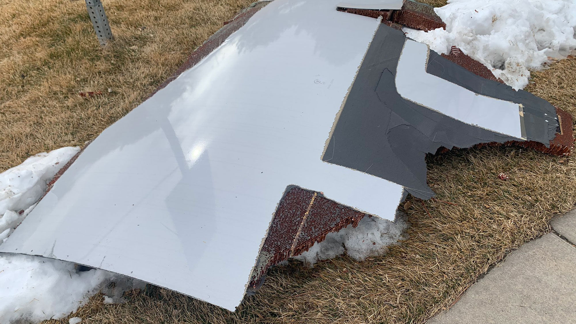 A piece of the engine from United Flight 328 crashed to the ground outside Denver on Saturday. The airline has grounded all of its Boeing 777s flying with the same engine.