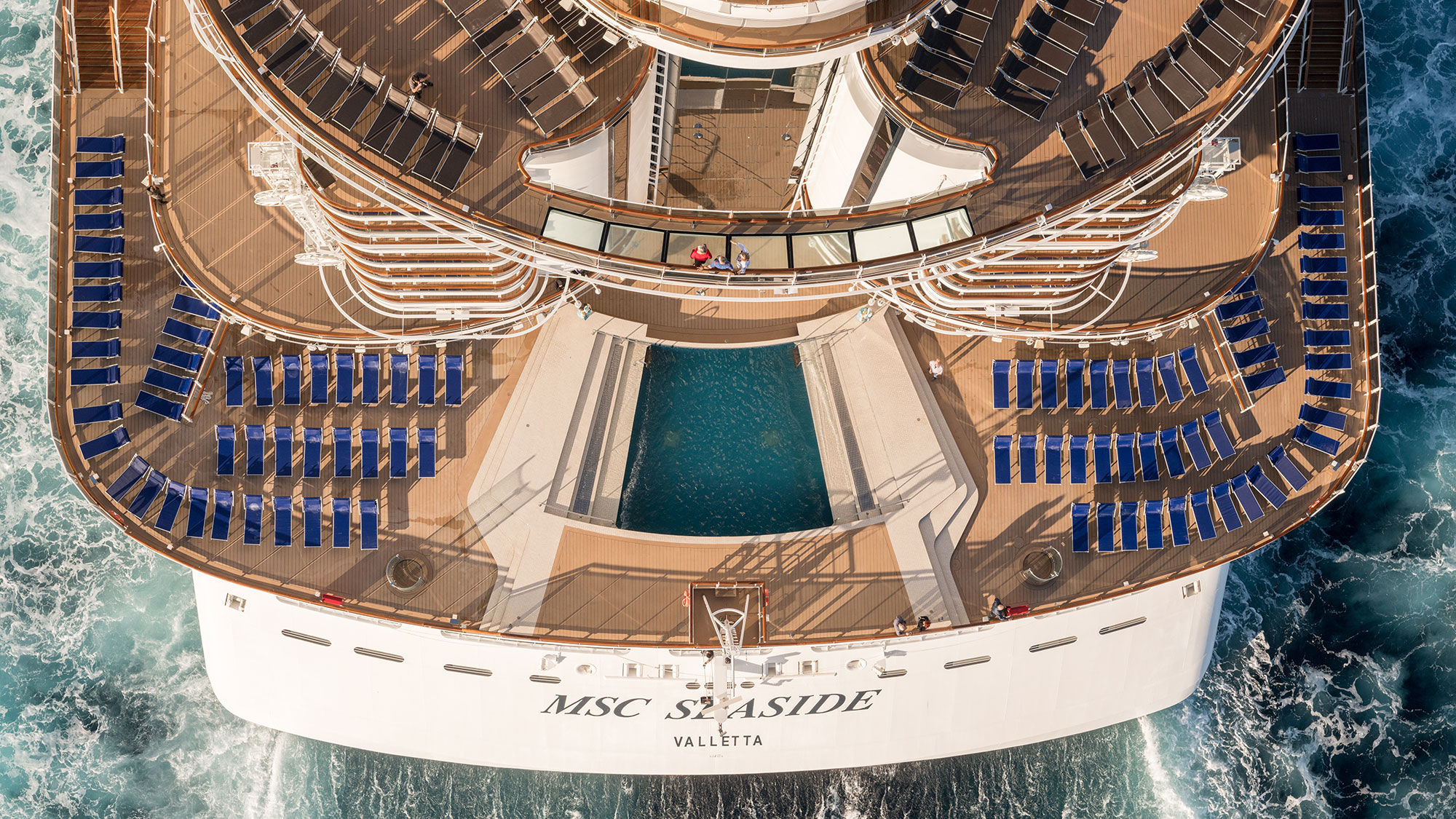 The MSC Seaside, based in Miami since its christening in 2017, will begin sailing in Italy in May.