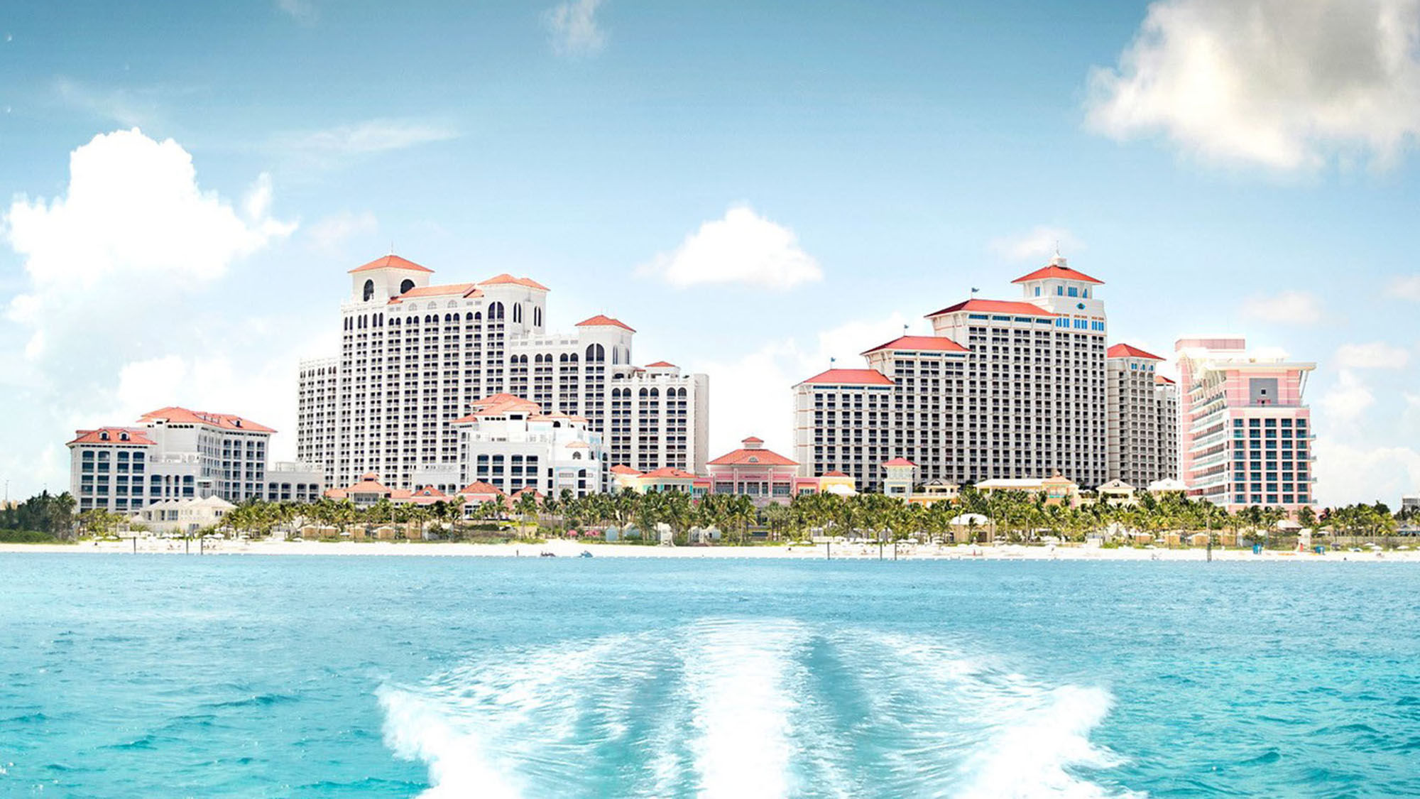 Baha Mar’s Grand Hyatt, Rosewood and SLS properties have reopened, and the Melia Nassau Beach is closed for a two-year renovation.
