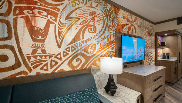 A guestroom refresh is a big part of the upgrades at Disney's Polynesian Village Resort.