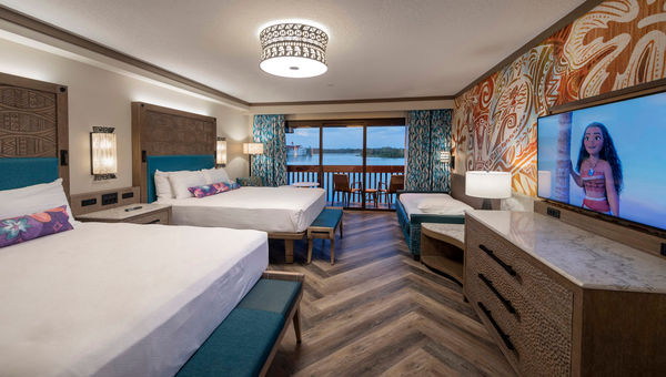 The guestroom upgrades at Disney's Polynesian Village Resort get their inspiration for the movie "Moana." The guestroom upgrades at Disney's Polynesian Village Resort get their inspiration for the movie "Moana."