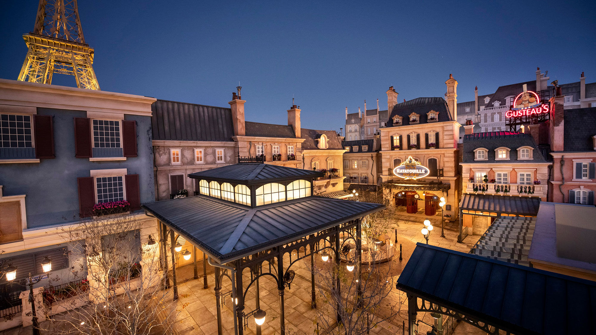 An expanded area of Epcot's France pavilion has been designed to resemble Paris.