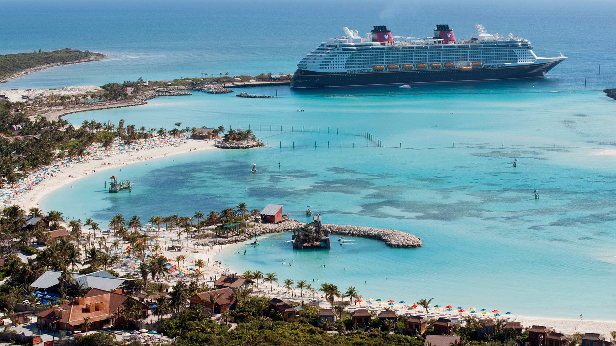 The Disney Dream at Castaway Cay.